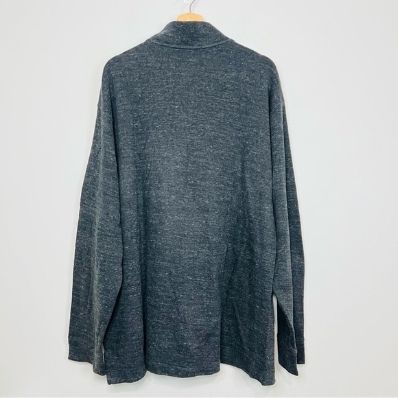 Polo Ralph Lauren Gray Estate-Rib Quarter-Zip Pullover XLT - Picture 8 of 8